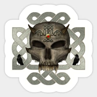 Awesoem skull Sticker
